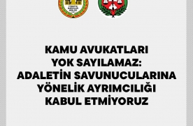 KAMU AVUKATLARI YOK SAYILAMAZ 