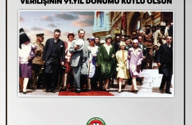 TÜRK KADININA SEÇME VE SEÇİLME HAKKININ VERILIŞININ 91.YIL DÖNÜMÜ KUTLU OLSUN
