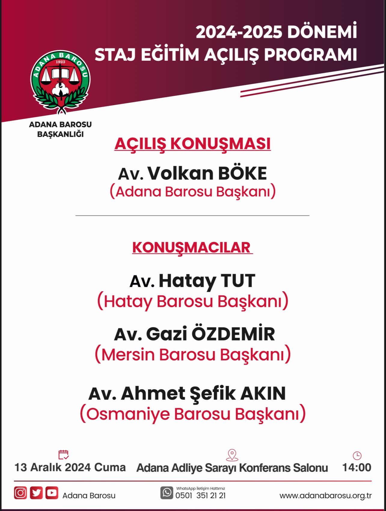 BAROMUZUN 2024-2025 DÖNEMİ STAJ EĞİTİM AÇILIŞ PROGRAMI DÜZENLENECEKTİR 