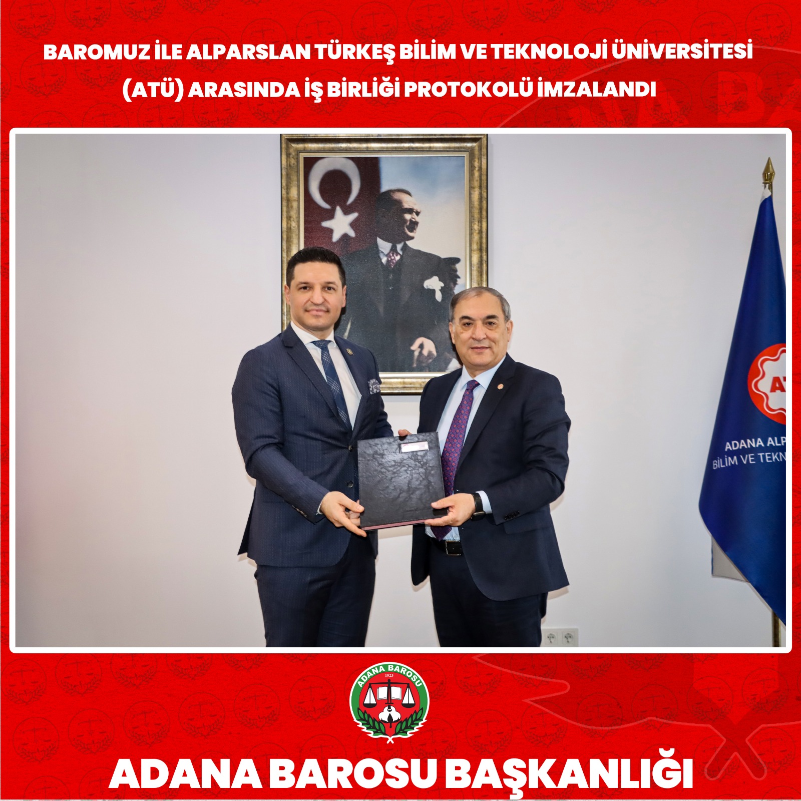 BAROMUZ İLE ALPARSLAN TÜRKEŞ BİLİM VE TEKNOLOJİ ÜNİVERSİTESİ (ATÜ) ARASINDA İŞ BİRLİĞİ PROTOKOLÜ İMZALANDI