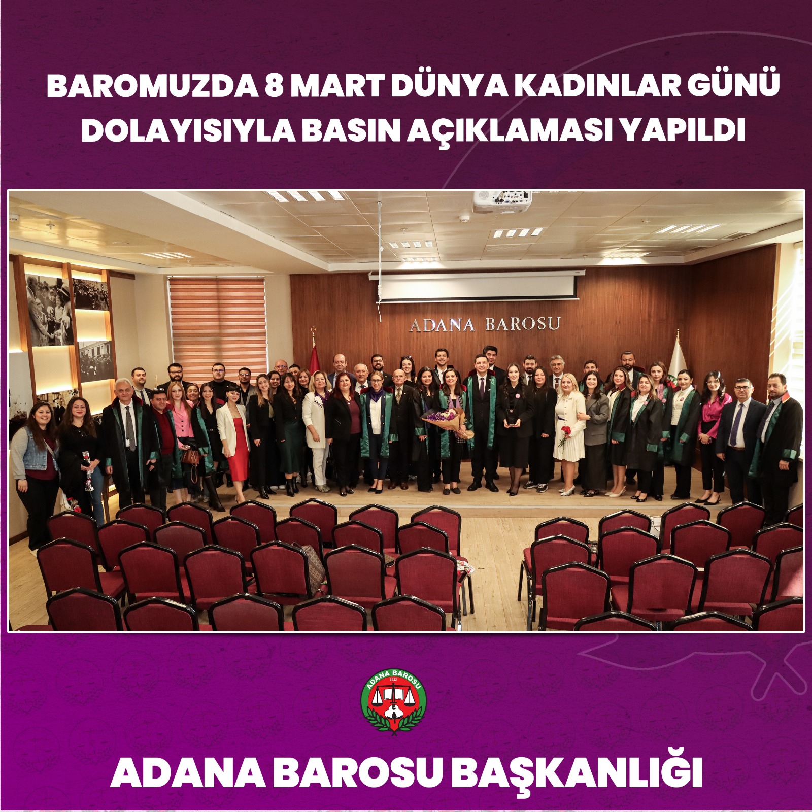 BAROMUZDA 8 MART DÜNYA KADINLAR GÜNÜ DOLAYISIYLA BASIN AÇIKLAMASI YAPILDI 