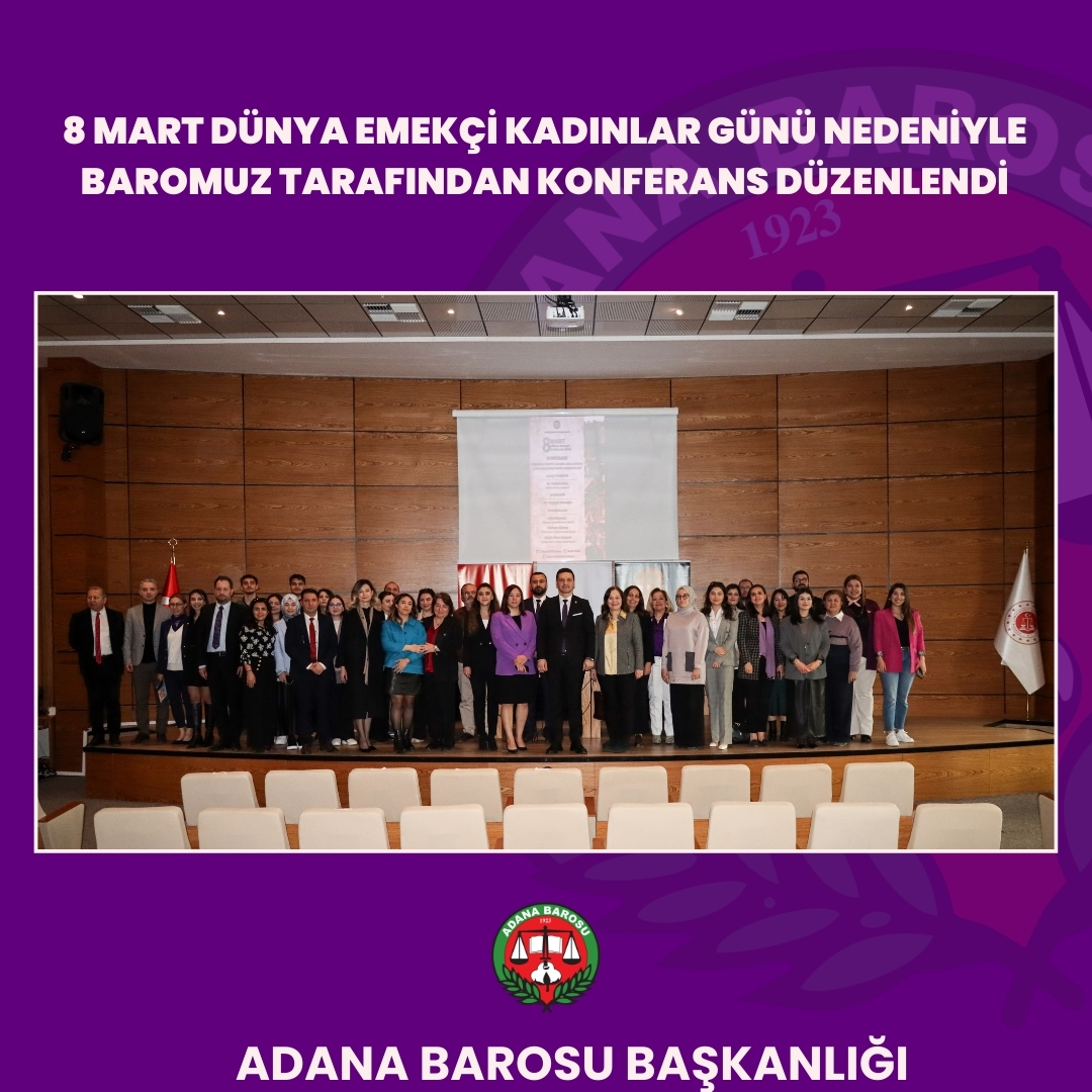 8 MART DÜNYA EMEKÇİ KADINLAR GÜNÜ NEDENİYLE BAROMUZ TARAFINDAN KONFERANS DÜZENLENDİ