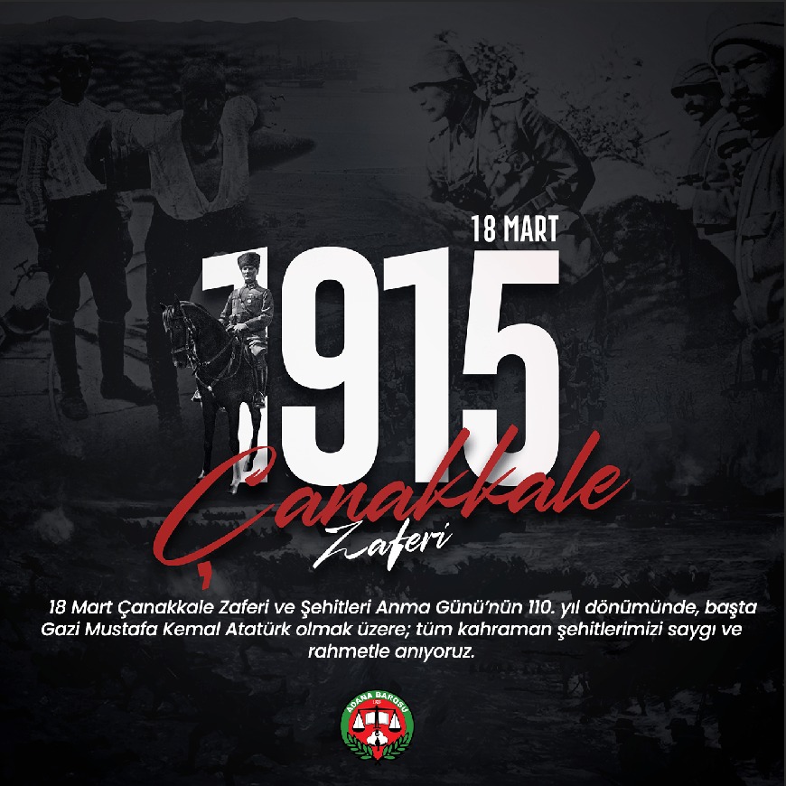ÇANAKKALE ZAFERİ 110 YAŞINDA