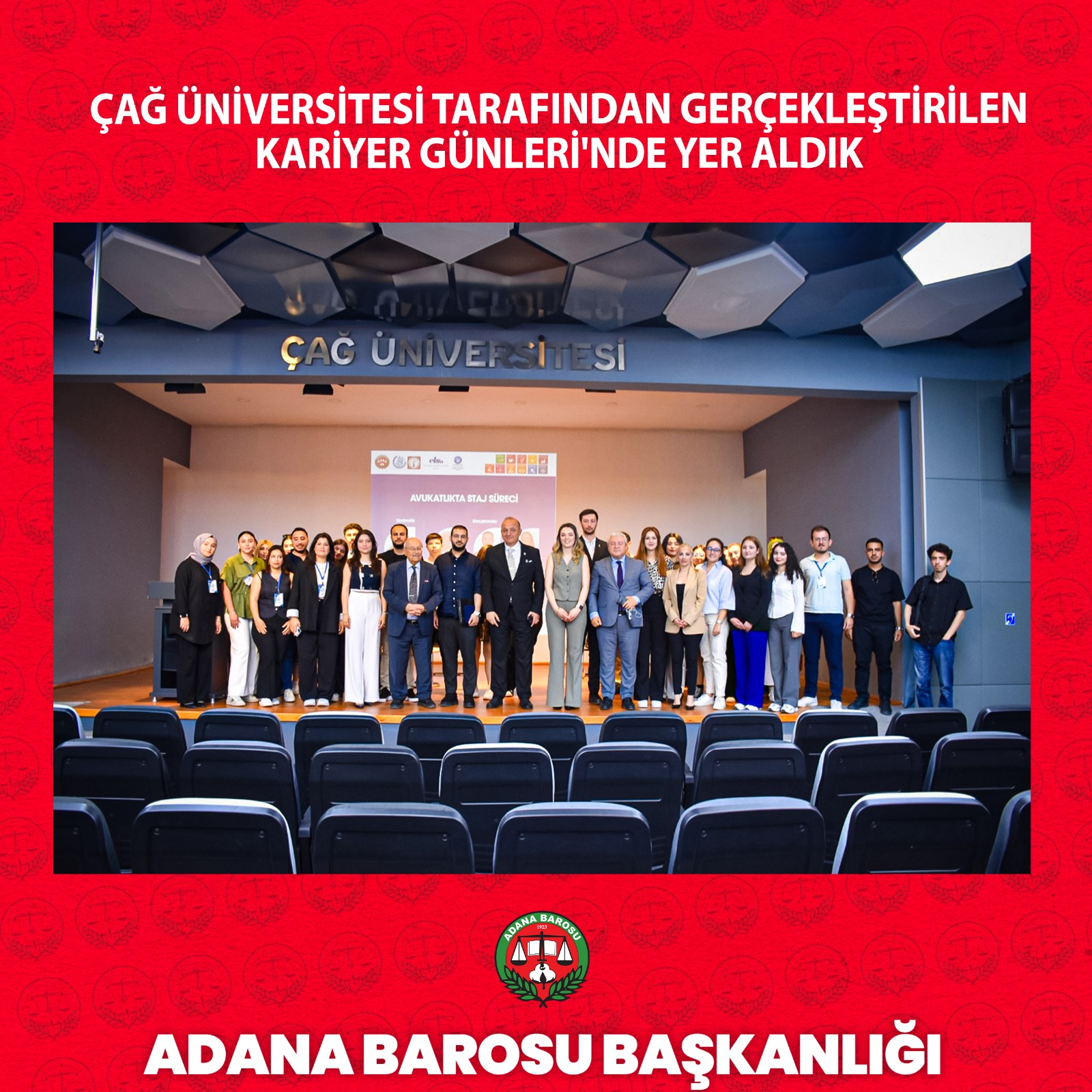 ÇAĞ ÜNİVERSİTESİ TARAFINDAN GERÇEKLEŞTİRİLEN KARİYER GÜNLERİ'NDE YER ALDIK