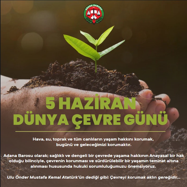 5 HAZİRAN DÜNYA ÇEVRE GÜNÜ