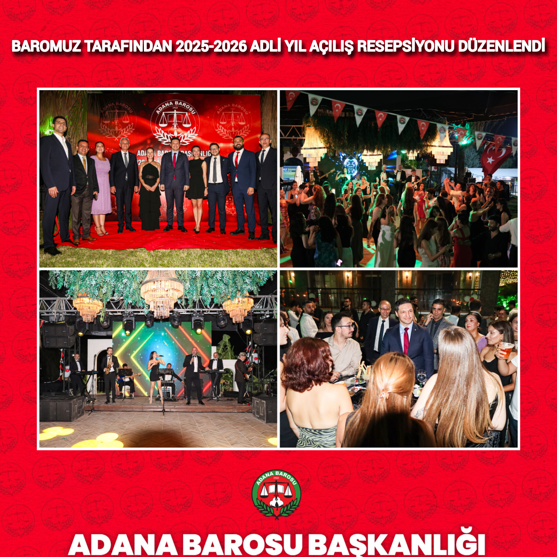 BAROMUZ TARAFINDAN 2025-2026 ADLİ YIL AÇILIŞ RESEPSİYONU DÜZENLENDİ