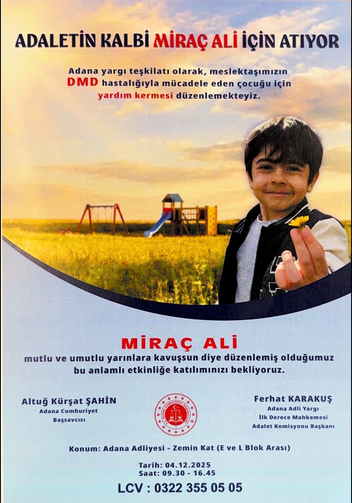 ADALETİN KALBİ MİRAÇ ALİ İÇİN ATIYOR