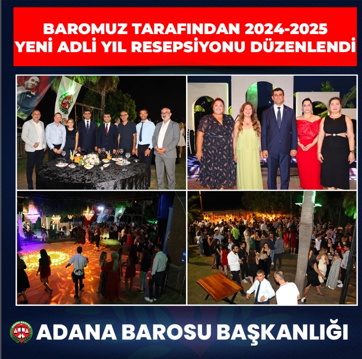 BAROMUZ TARAFINDAN 2024-2025 YENİ ADLİ YIL RESEPSİYONU DÜZENLENDİ