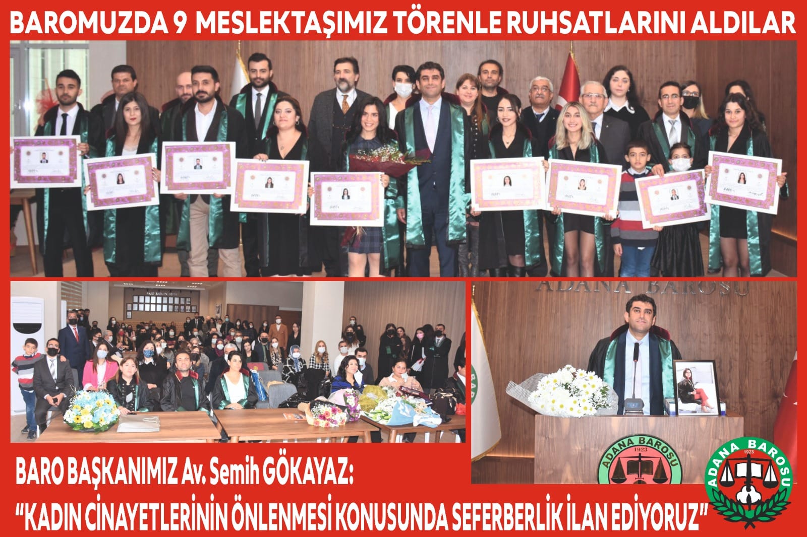  “KADIN CİNAYETLERİNİN ÖNLENMESİ KONUSUNDA SEFERBERLİK İLAN EDİYORUZ”