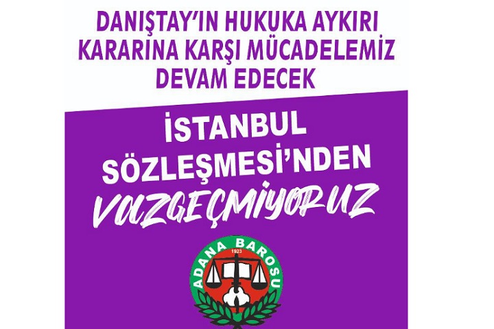 BAROMUZDAN DANIŞTAY'IN 'RED' KARARINA TEPKİ  