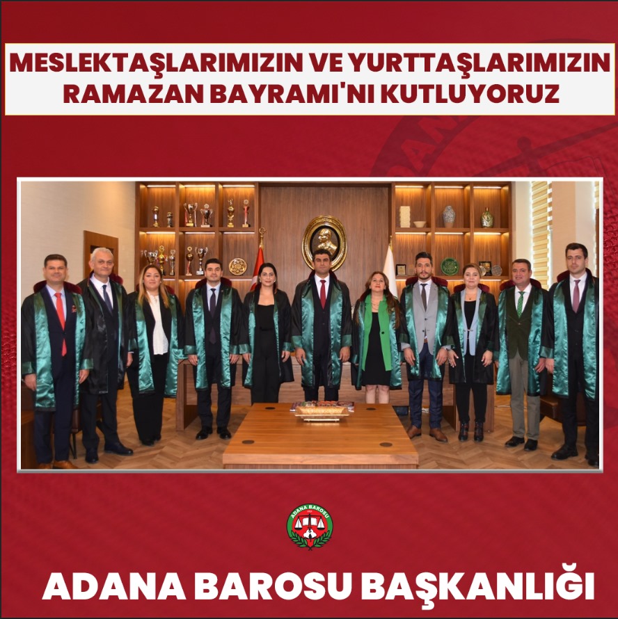 MESLEKTAŞLARIMIZIN VE YURTTAŞLARIMIZIN RAMAZAN BAYRAMI'NI KUTLUYORUZ