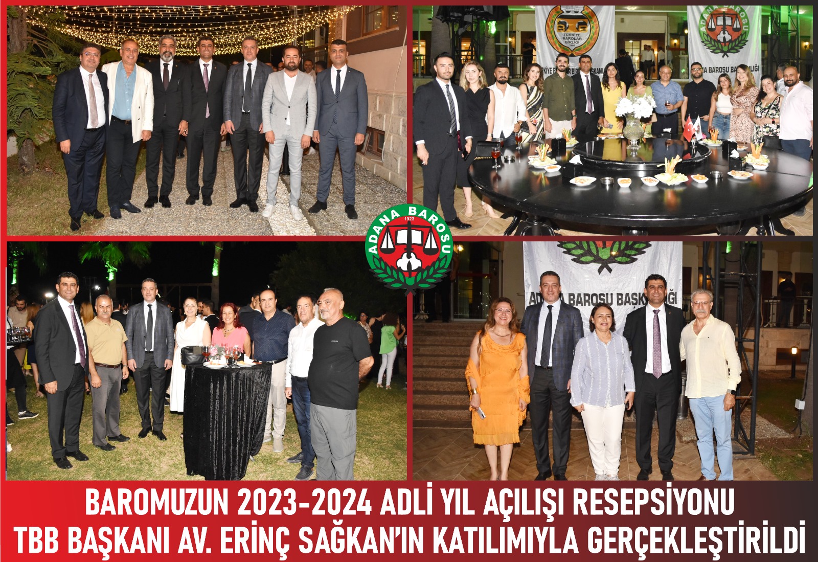 BAROMUZUN 2023-2024 ADLİ YIL AÇILIŞI RESEPSİYONU TBB BAŞKANI AV. ERİNÇ SAĞKAN’IN KATILIMIYLA GERÇEKLEŞTİRİLDİ