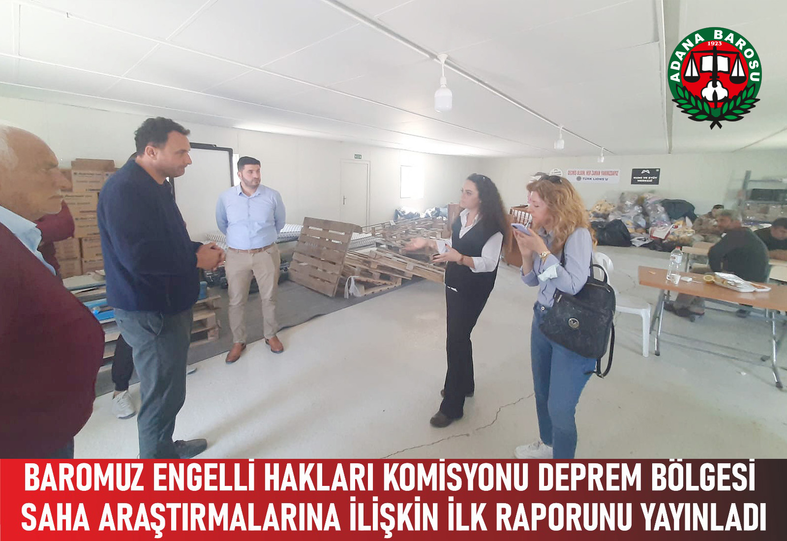 BAROMUZ ENGELLİ HAKLARI KOMİSYONU, DEPREM BÖLGESİ SAHA ARAŞTIRMALARINA İLİŞKİN İLK RAPORUNU YAYINLADI