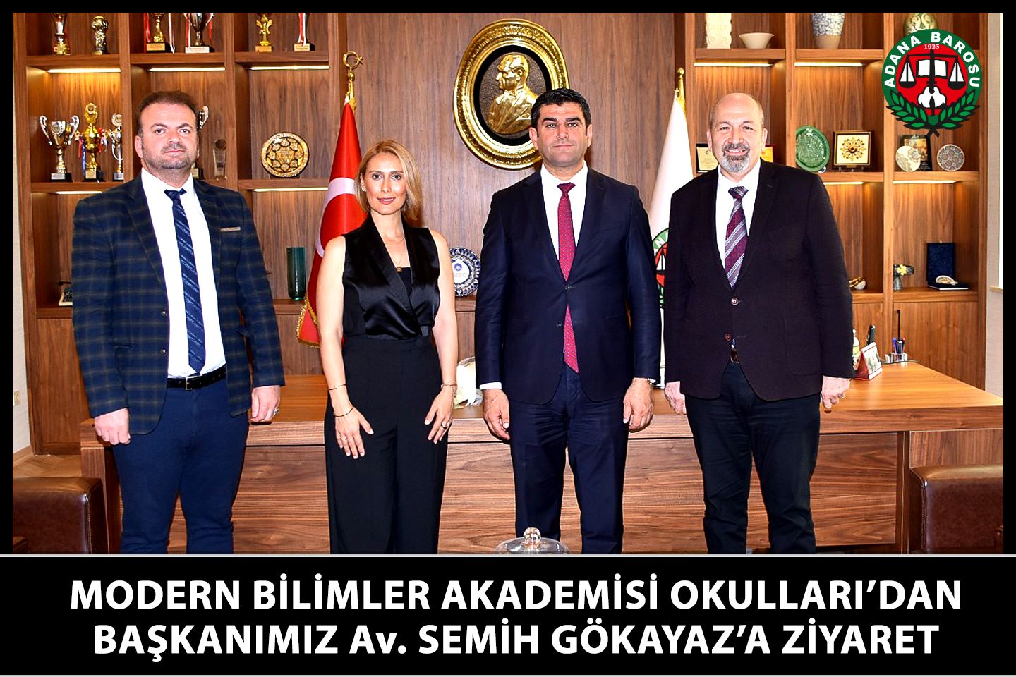 MODERN BİLİMLER AKADEMİSİ OKULLARI’DAN BAŞKANIMIZ Av. SEMİH GÖKAYAZ’A ZİYARET