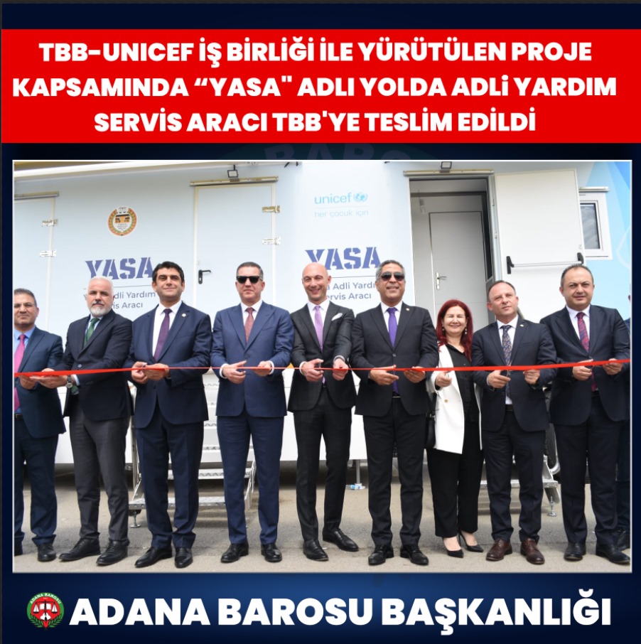 TBB-UNICEF İŞ BİRLİĞİ İLE YÜRÜTÜLEN PROJE KAPSAMINDA “YASA