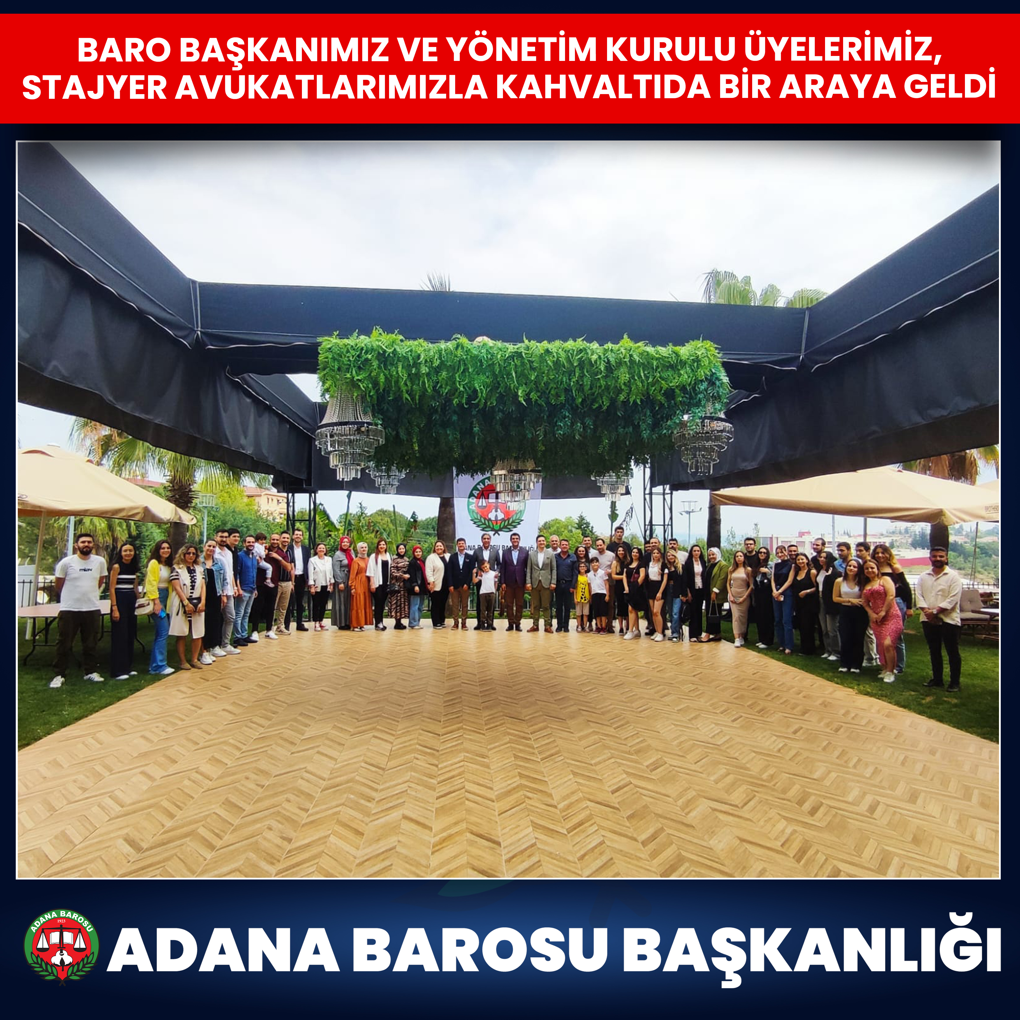 BARO BAŞKANIMIZ VE YÖNETİM KURULU ÜYELERİMİZ, STAJYER AVUKATLARIMIZLA KAHVALTIDA BİR ARAYA GELDİ 