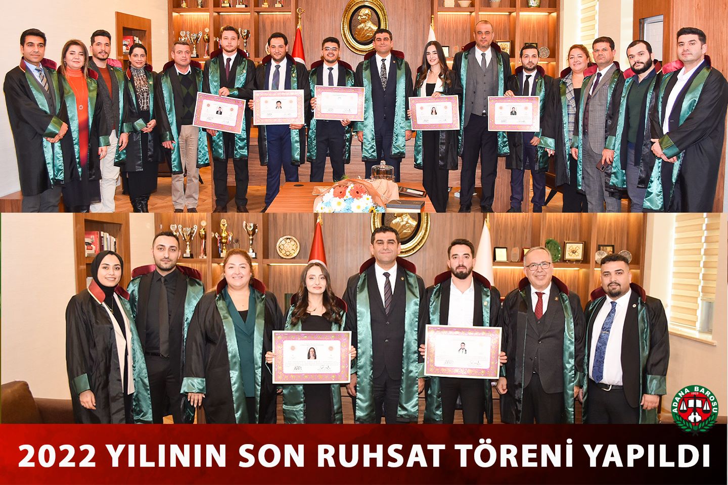 2022 YILININ SON RUHSAT TÖRENİ YAPILDI.