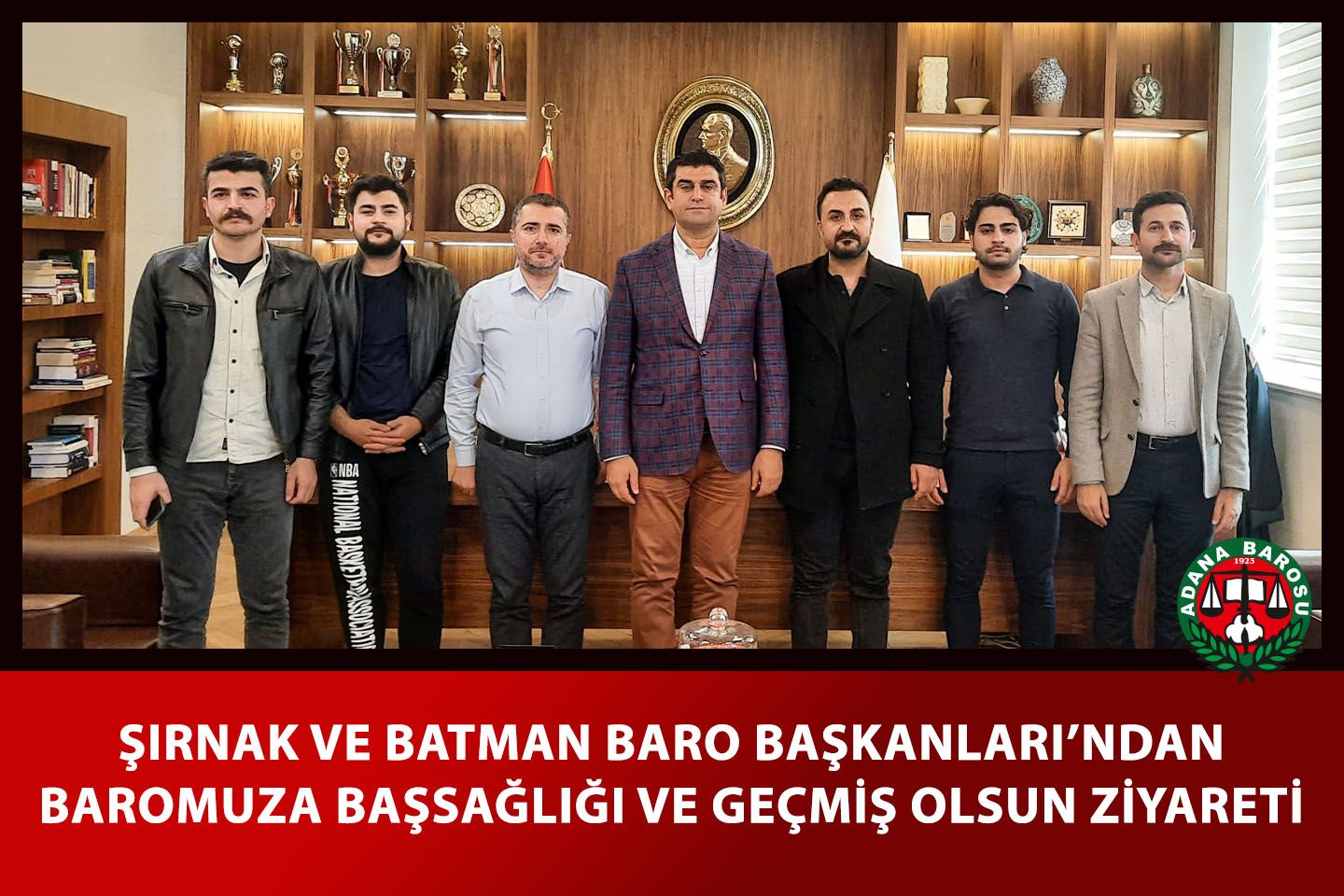 ŞIRNAK VE BATMAN BARO BAŞKANLARI’NDAN BAROMUZA BAŞSAĞLIĞI VE GEÇMİŞ OLSUN ZİYARETİ
