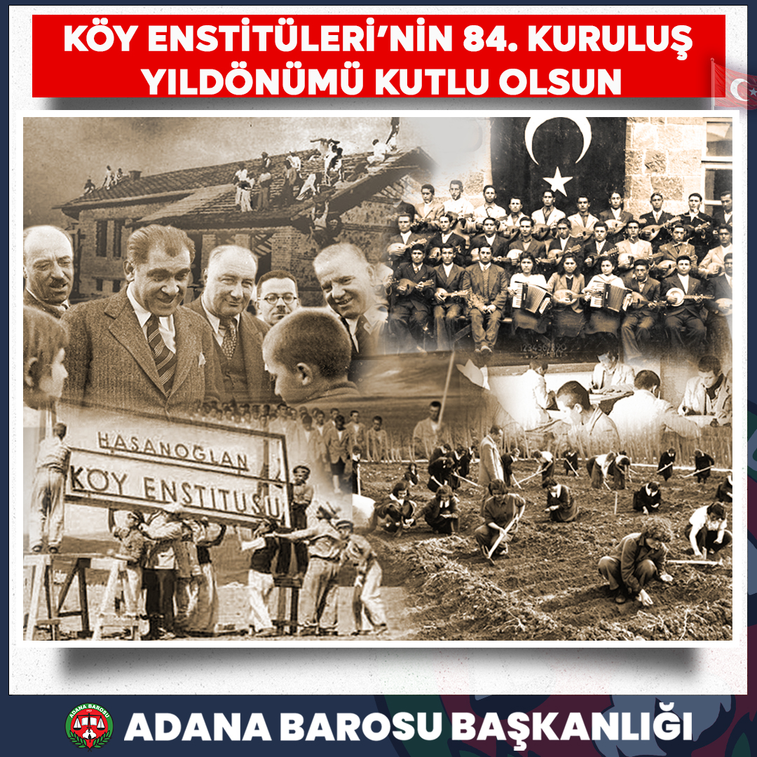 KÖY ENSTİTÜLERİ’NİN 84. KURULUŞ YILDÖNÜMÜ KUTLU OLSUN